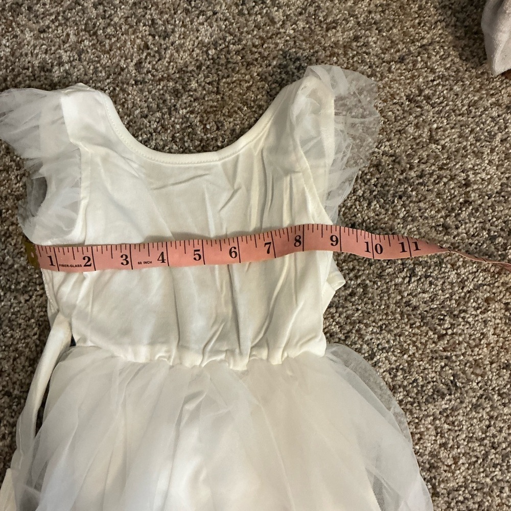 🩵NWT Amazon White Sleeveless Ruffled Dress - Picture 7 of 8